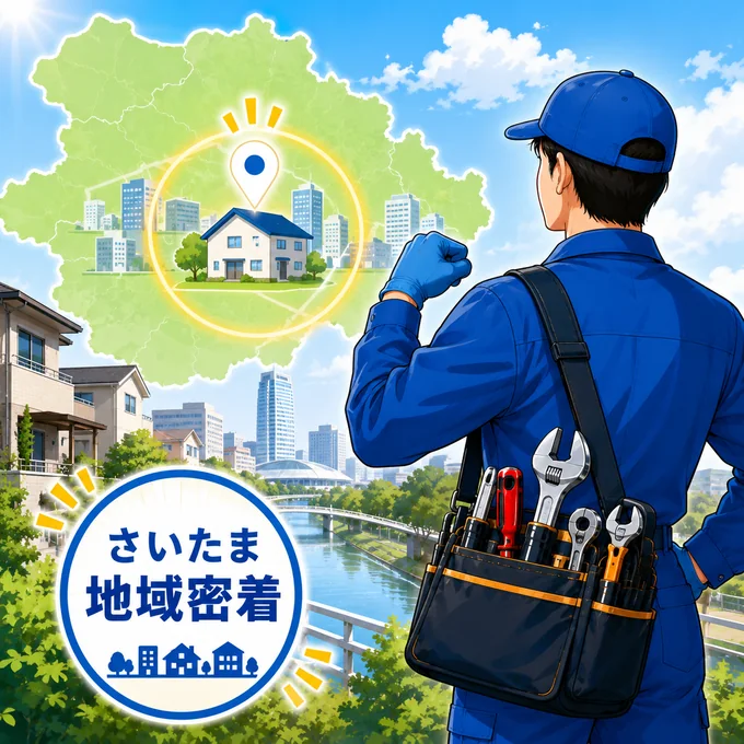 さいたま地域に密着した水道業者