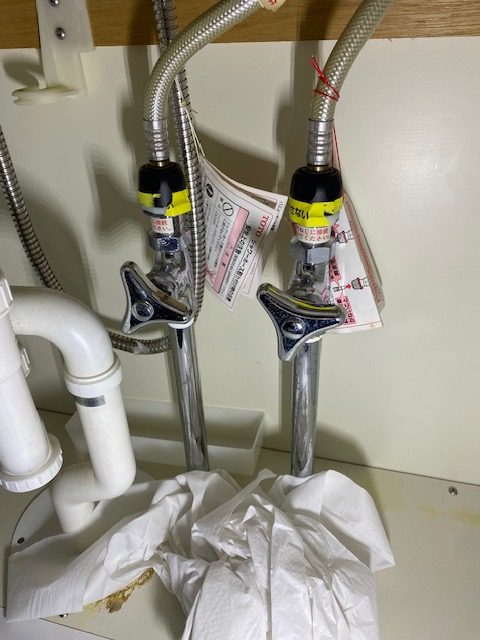 埼玉県さいたま市桜区 洗面水栓交換|施工前