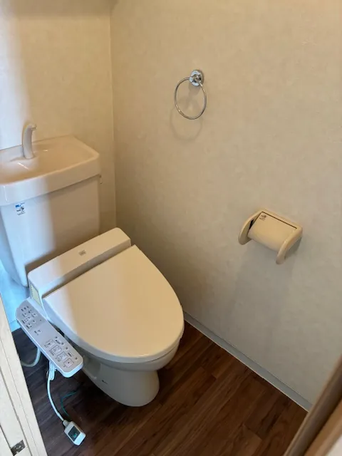 埼玉県さいたま市中央区 トイレ交換床クッションフロア・ソフト巾木の貼り替え